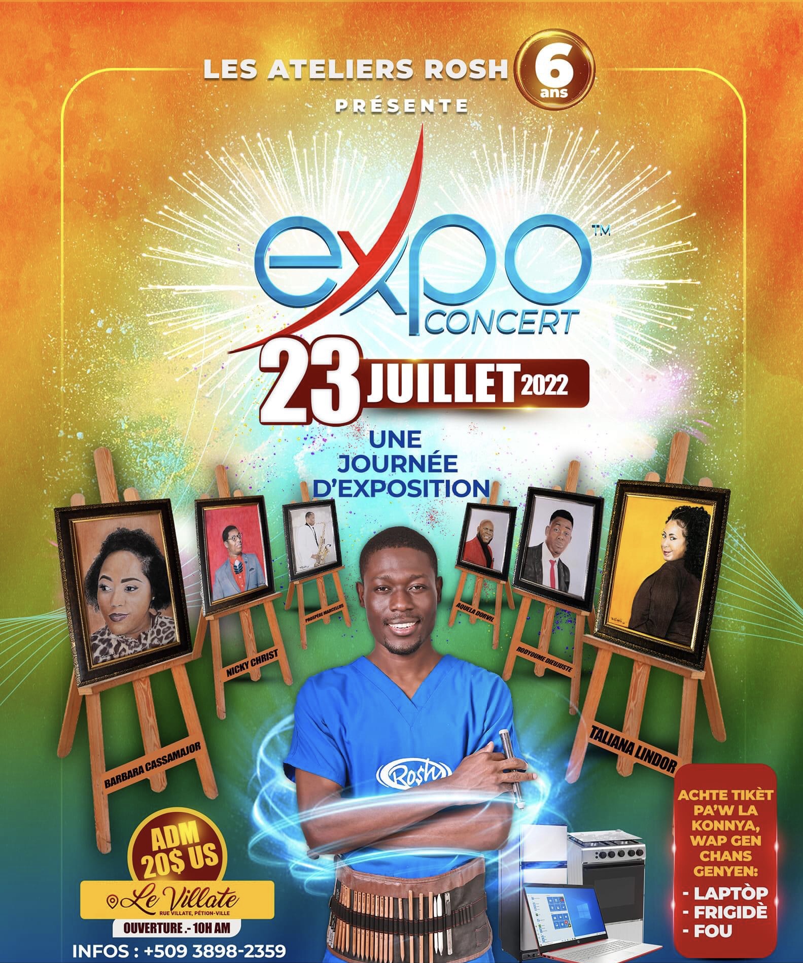 Read more about the article Un Expo-concert pour les 6 ans des Ateliers Rosh