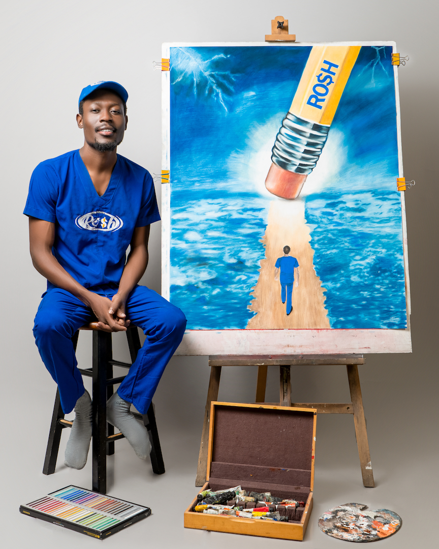 Read more about the article Rosh, un peintre tout en couleur